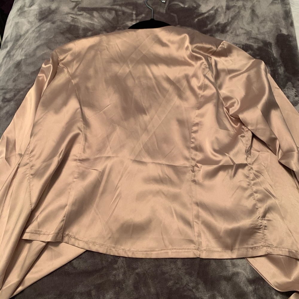 Gold polyester blazer jacket. BRAND NEW - Picture 4 of 5